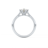 Round Solitaire Lab Grown Diamond Engagement Ring