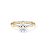Oval Solitaire Lab Grown Diamond Engagement Ring