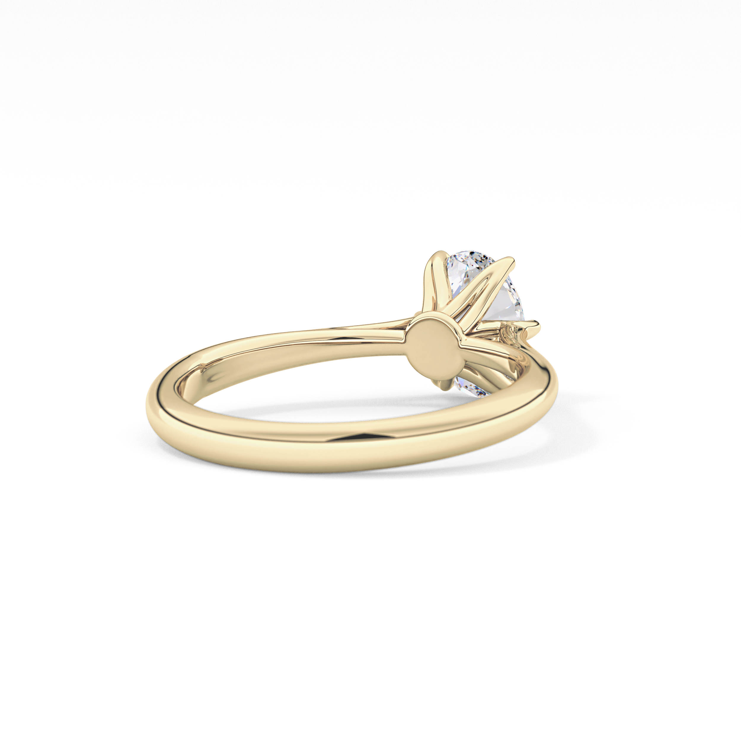 Oval Solitaire Lab Grown Diamond Engagement Ring