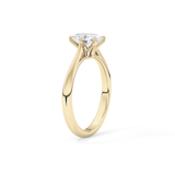 Oval Solitaire Lab Grown Diamond Engagement Ring