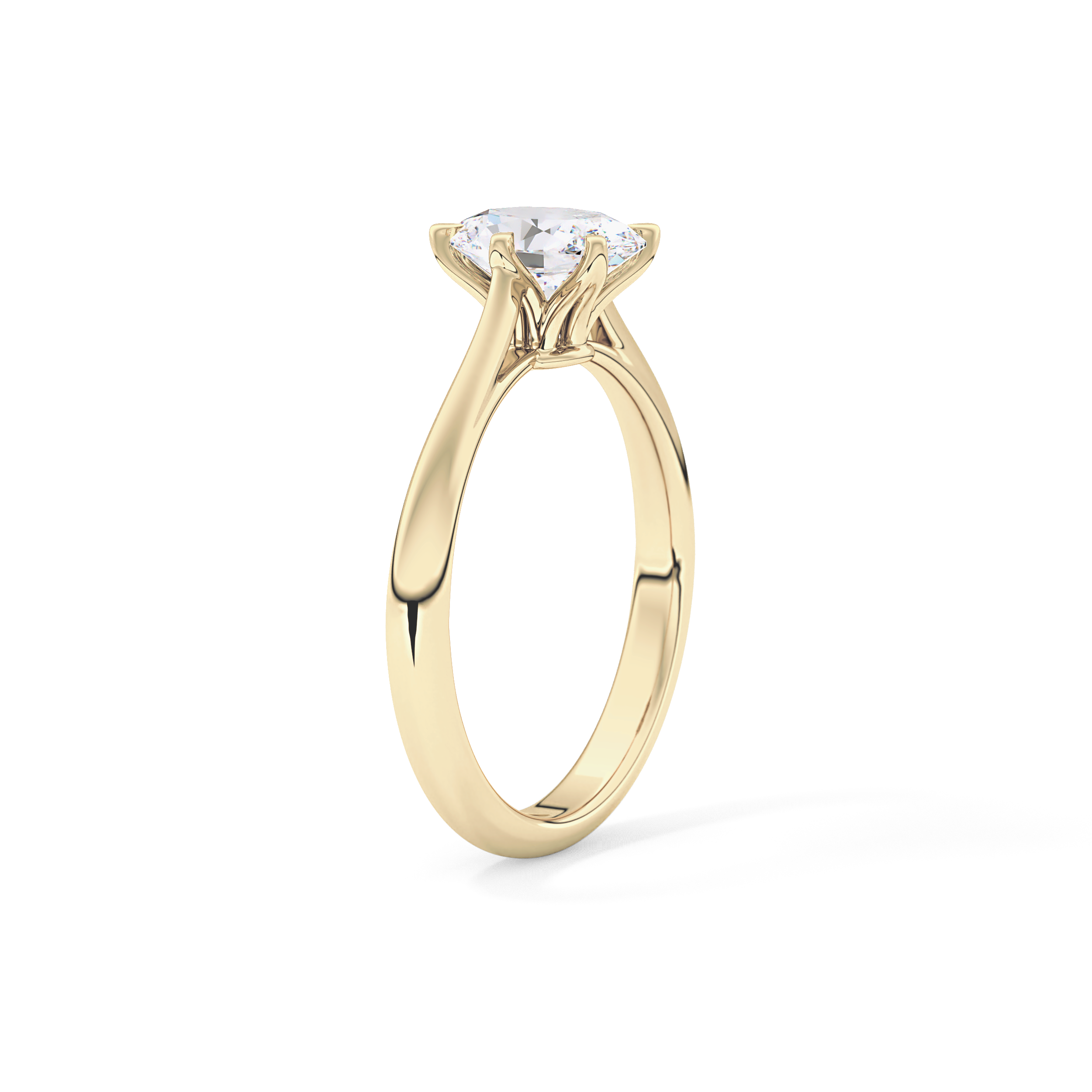 Oval Solitaire Lab Grown Diamond Engagement Ring