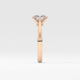 Oval Solitaire Lab Grown Diamond Engagement Ring