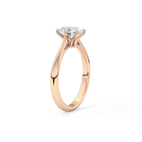 Oval Solitaire Lab Grown Diamond Engagement Ring