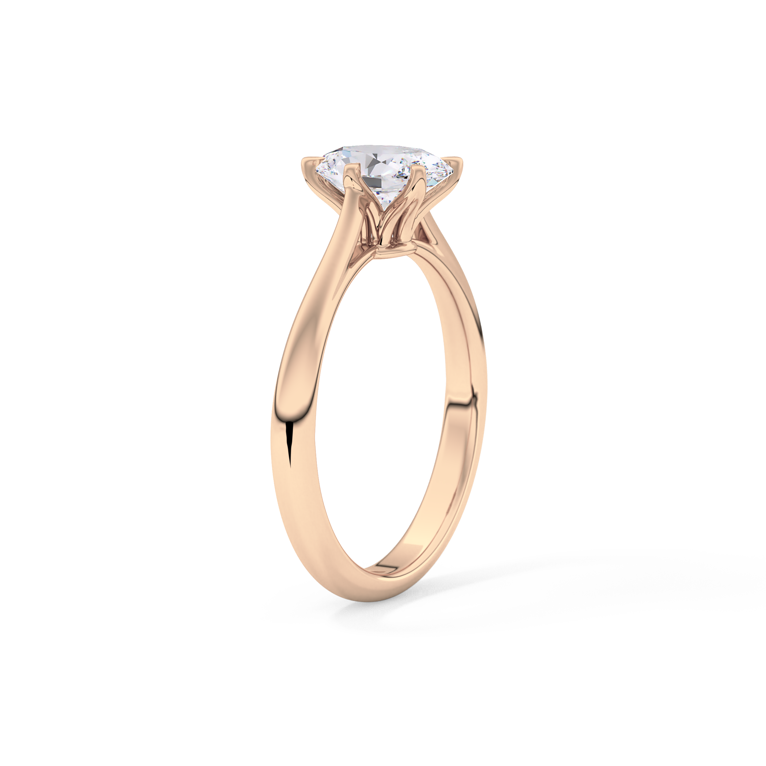 Oval Solitaire Lab Grown Diamond Engagement Ring
