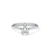 Oval Solitaire Lab Grown Diamond Engagement Ring