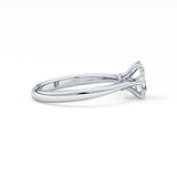Oval Solitaire Lab Grown Diamond Engagement Ring