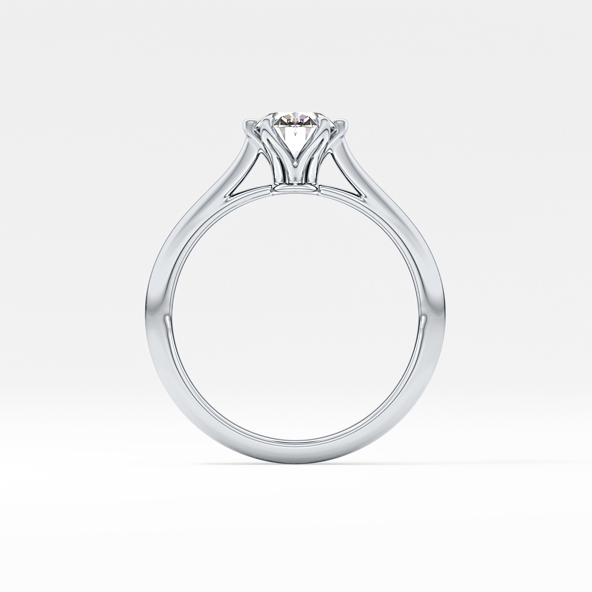 Oval Solitaire Lab Grown Diamond Engagement Ring