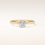 1.13 CT Cushion Shaped Solitaire Moissanite Engagement Ring