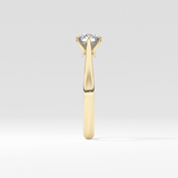 Cushion Solitaire Lab Grown Diamond Engagement Ring
