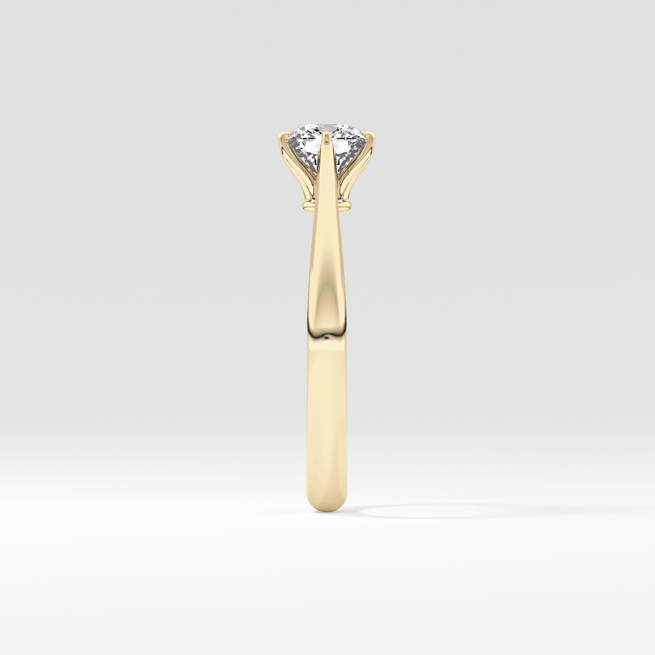 Cushion Solitaire Lab Grown Diamond Engagement Ring