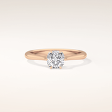1.13 CT Cushion Shaped Solitaire Moissanite Engagement Ring