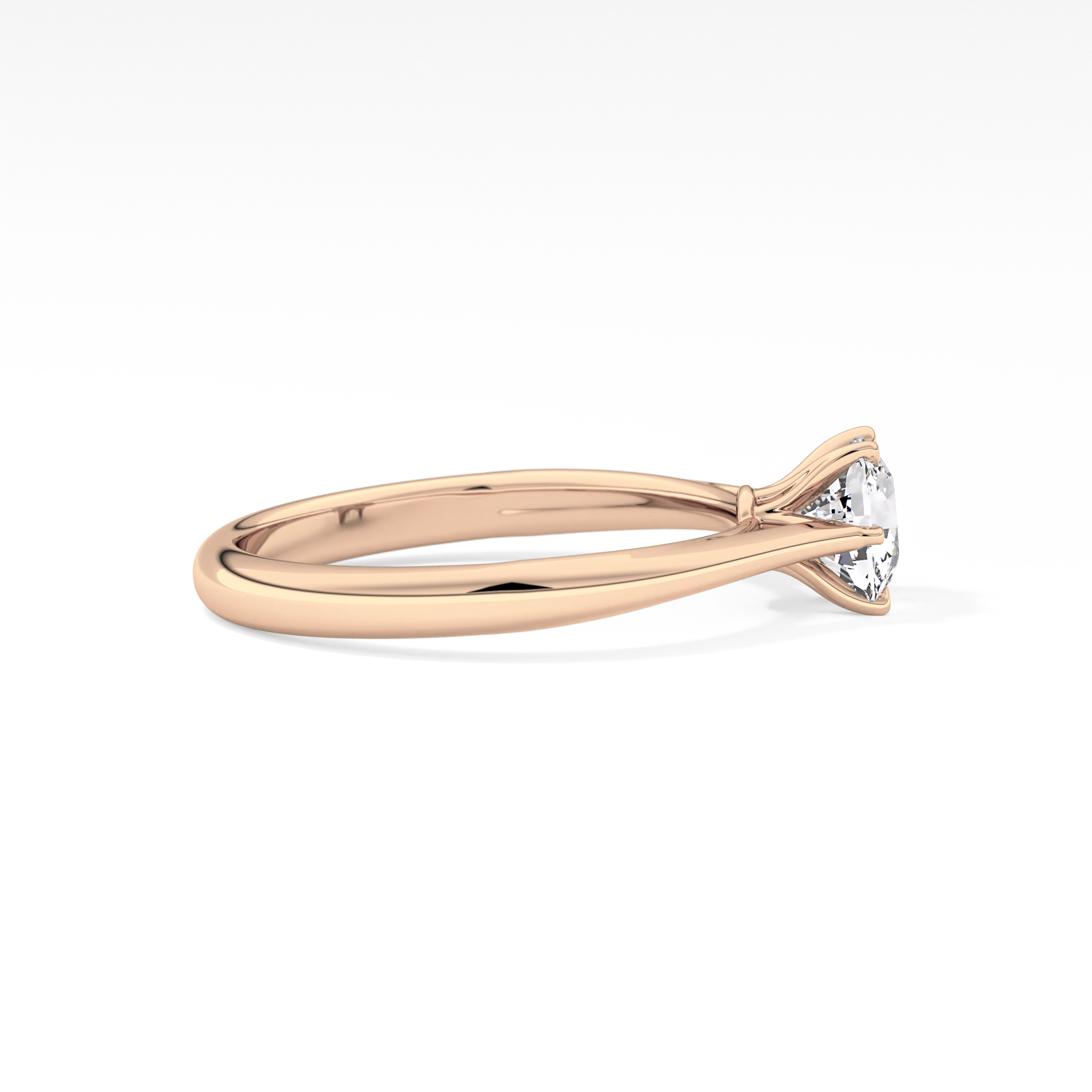Cushion Solitaire Lab Grown Diamond Engagement Ring