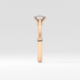 Cushion Solitaire Lab Grown Diamond Engagement Ring