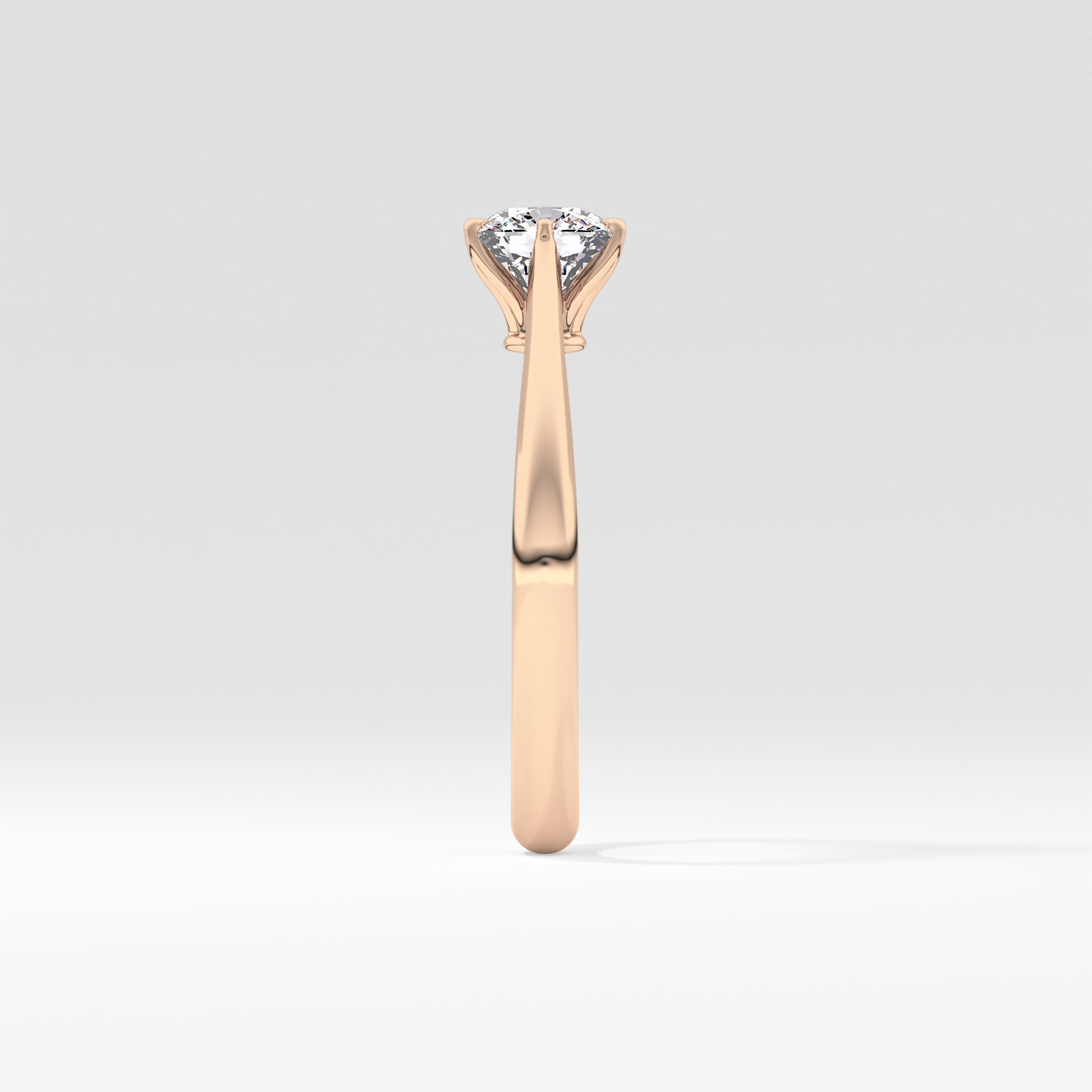 Cushion Solitaire Lab Grown Diamond Engagement Ring