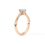 Cushion Solitaire Lab Grown Diamond Engagement Ring