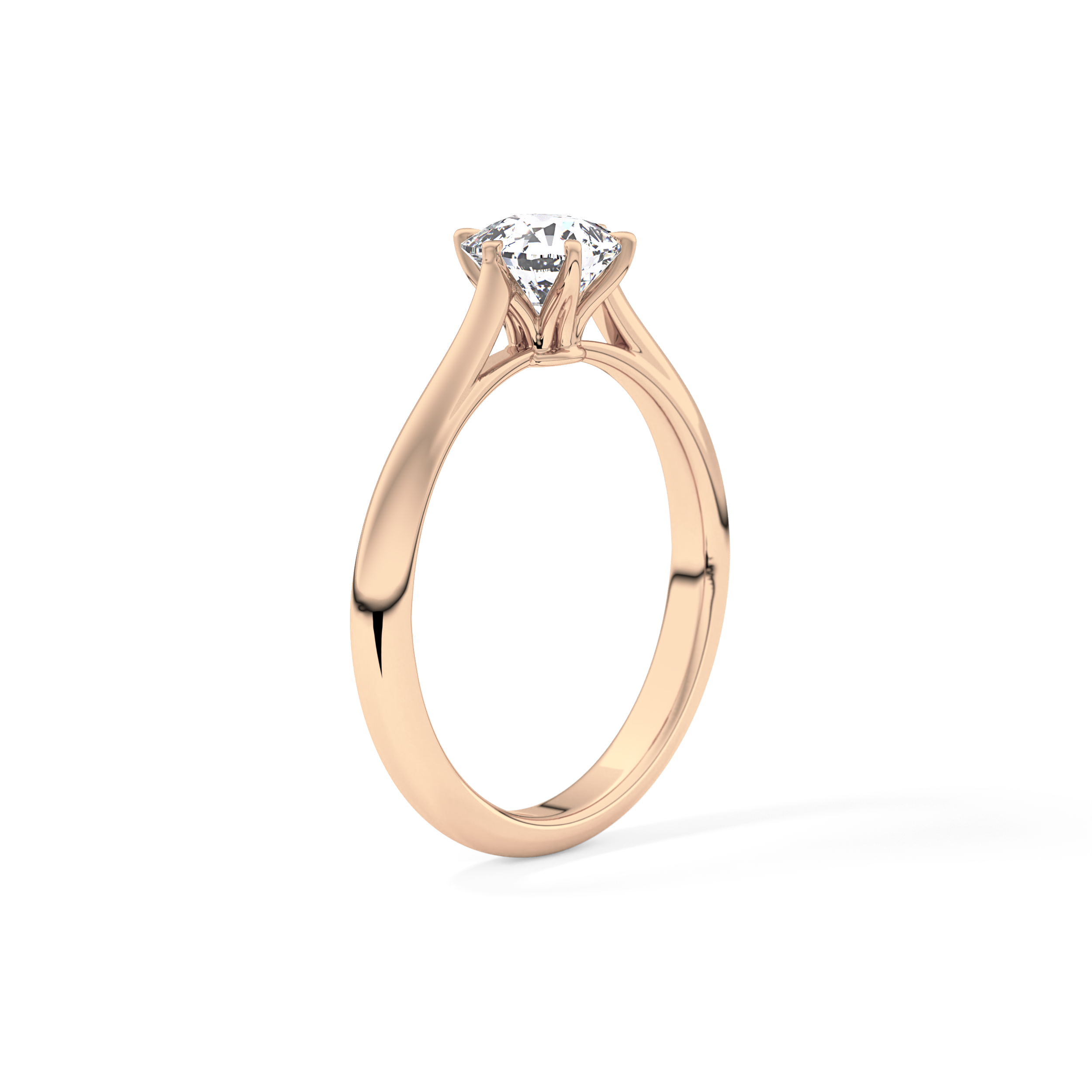 Cushion Solitaire Lab Grown Diamond Engagement Ring