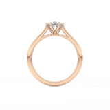 Cushion Solitaire Lab Grown Diamond Engagement Ring