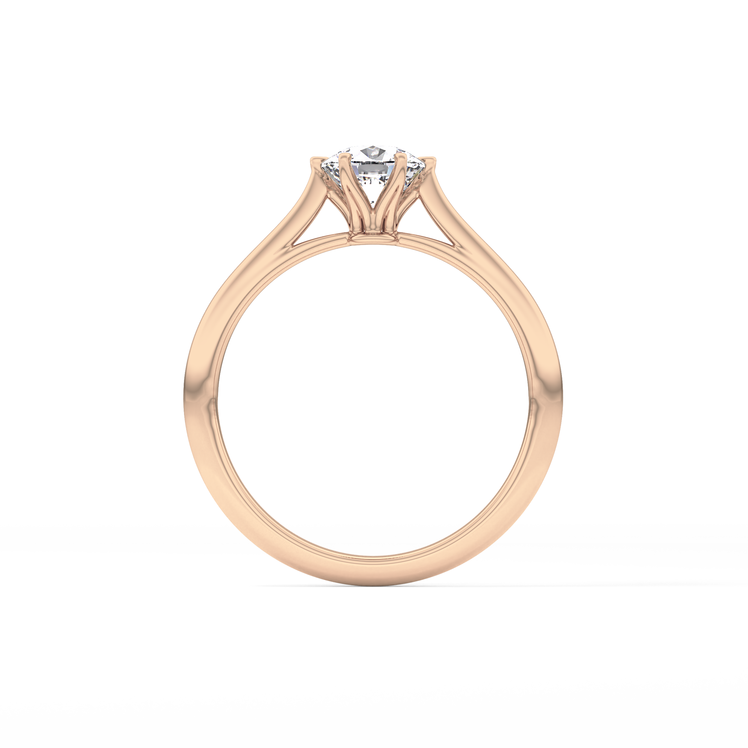Cushion Solitaire Lab Grown Diamond Engagement Ring