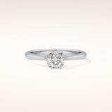 1.13 CT Cushion Shaped Solitaire Moissanite Engagement Ring