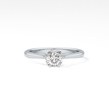 Cushion Solitaire Lab Grown Diamond Engagement Ring