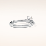 1.13 CT Cushion Shaped Solitaire Moissanite Engagement Ring