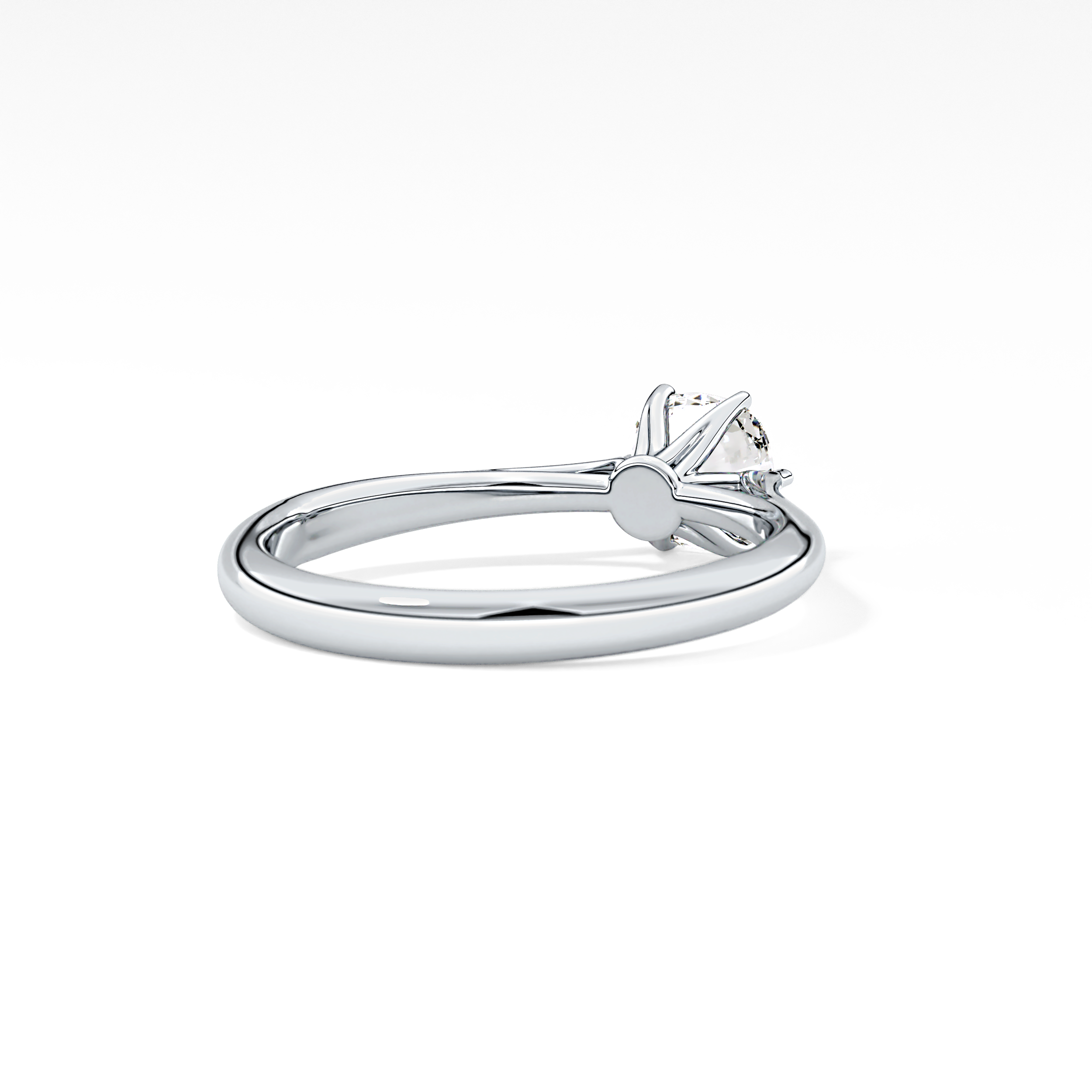 Cushion Solitaire Lab Grown Diamond Engagement Ring