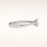 1.13 CT Cushion Shaped Solitaire Moissanite Engagement Ring