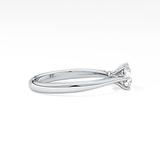 Cushion Solitaire Lab Grown Diamond Engagement Ring