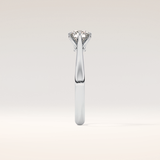 1.13 CT Cushion Shaped Solitaire Moissanite Engagement Ring
