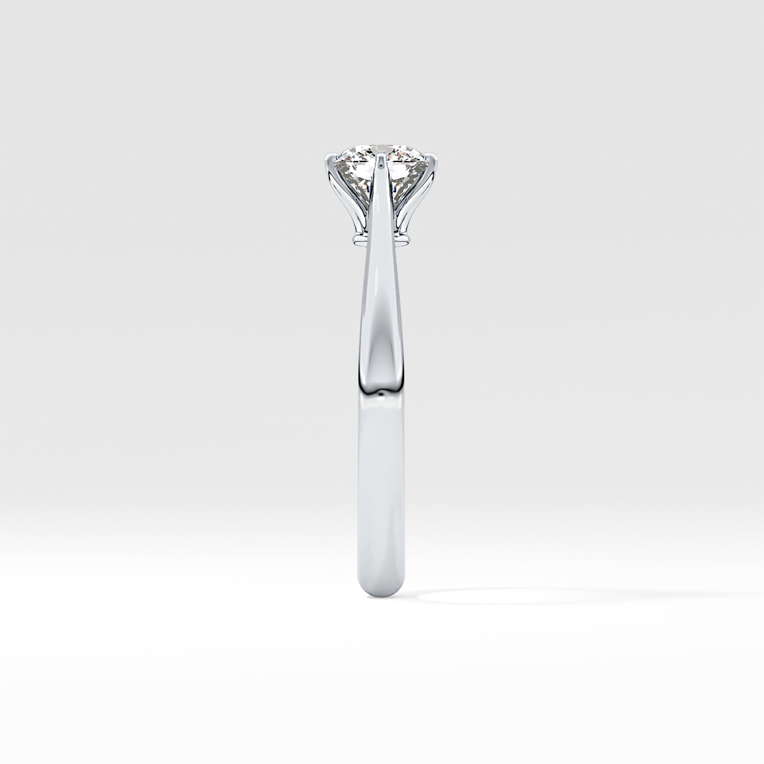 Cushion Solitaire Lab Grown Diamond Engagement Ring