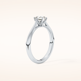 1.13 CT Cushion Shaped Solitaire Moissanite Engagement Ring