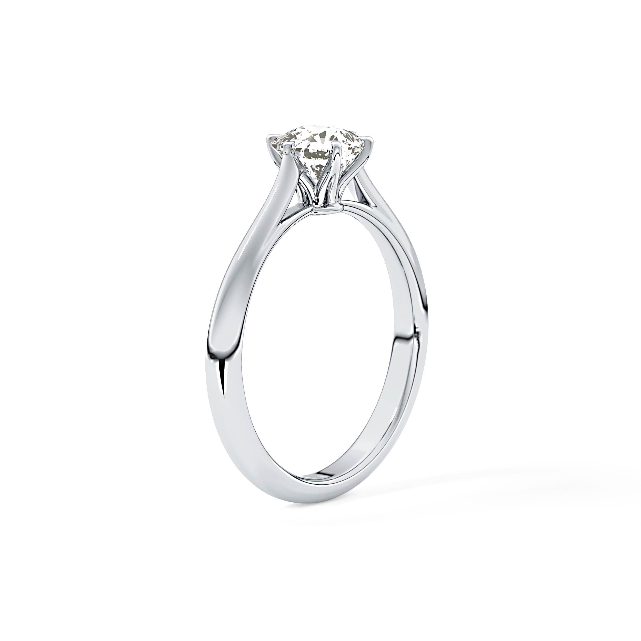 Cushion Solitaire Lab Grown Diamond Engagement Ring