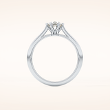 1.13 CT Cushion Shaped Solitaire Moissanite Engagement Ring