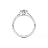 Cushion Solitaire Lab Grown Diamond Engagement Ring