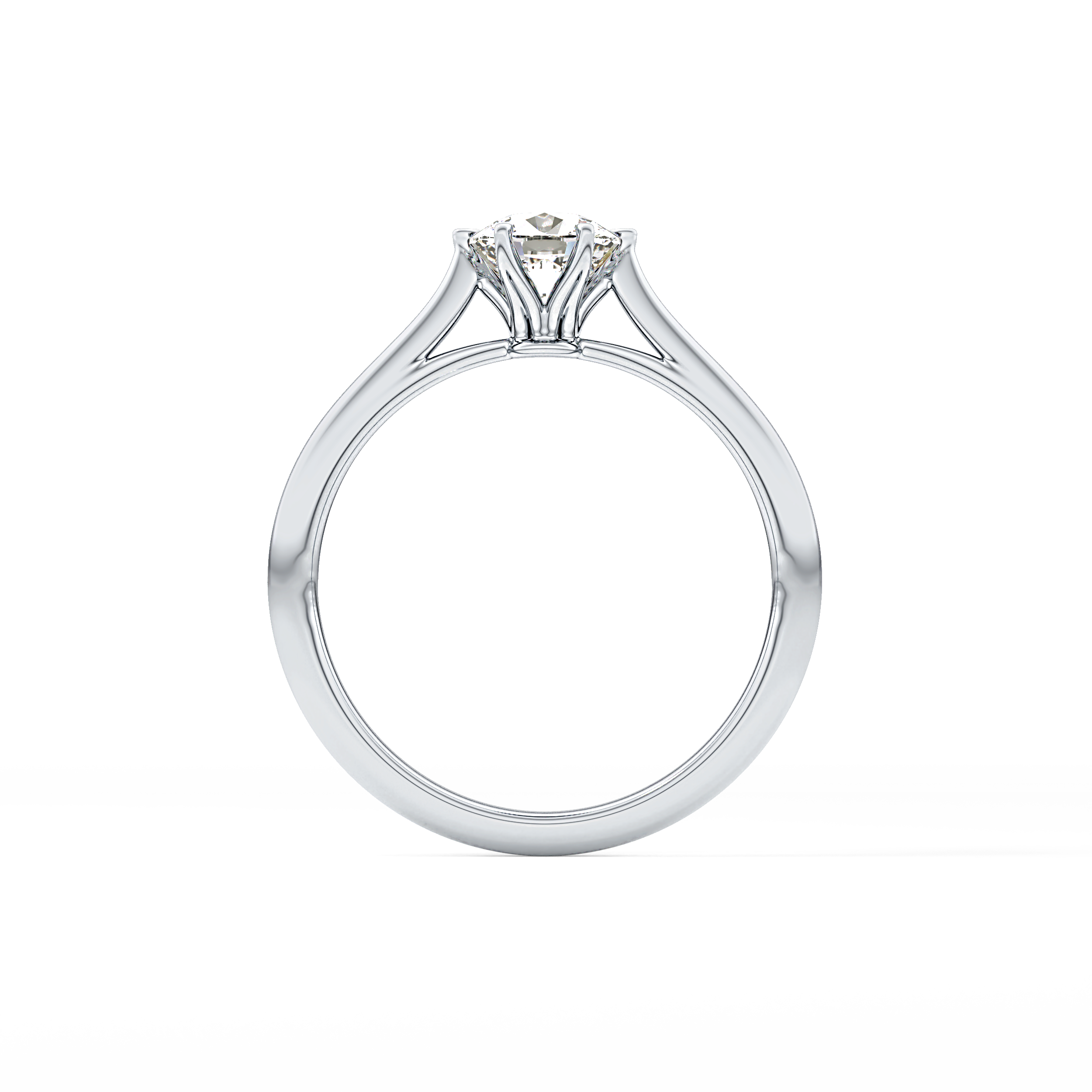 Cushion Solitaire Lab Grown Diamond Engagement Ring