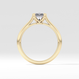 Radiant Solitaire Lab Grown Diamond Engagement Ring
