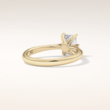 1.21 CT Radiant Shaped Solitaire Moissanite Engagement Ring