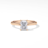 Radiant Solitaire Lab Grown Diamond Engagement Ring