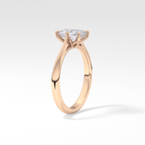 Radiant Solitaire Lab Grown Diamond Engagement Ring