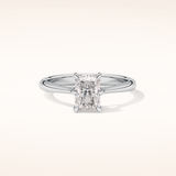 1.21 CT Radiant Shaped Solitaire Moissanite Engagement Ring