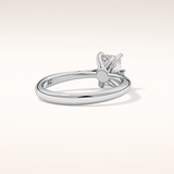 1.21 CT Radiant Shaped Solitaire Moissanite Engagement Ring