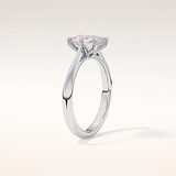 1.21 CT Radiant Shaped Solitaire Moissanite Engagement Ring