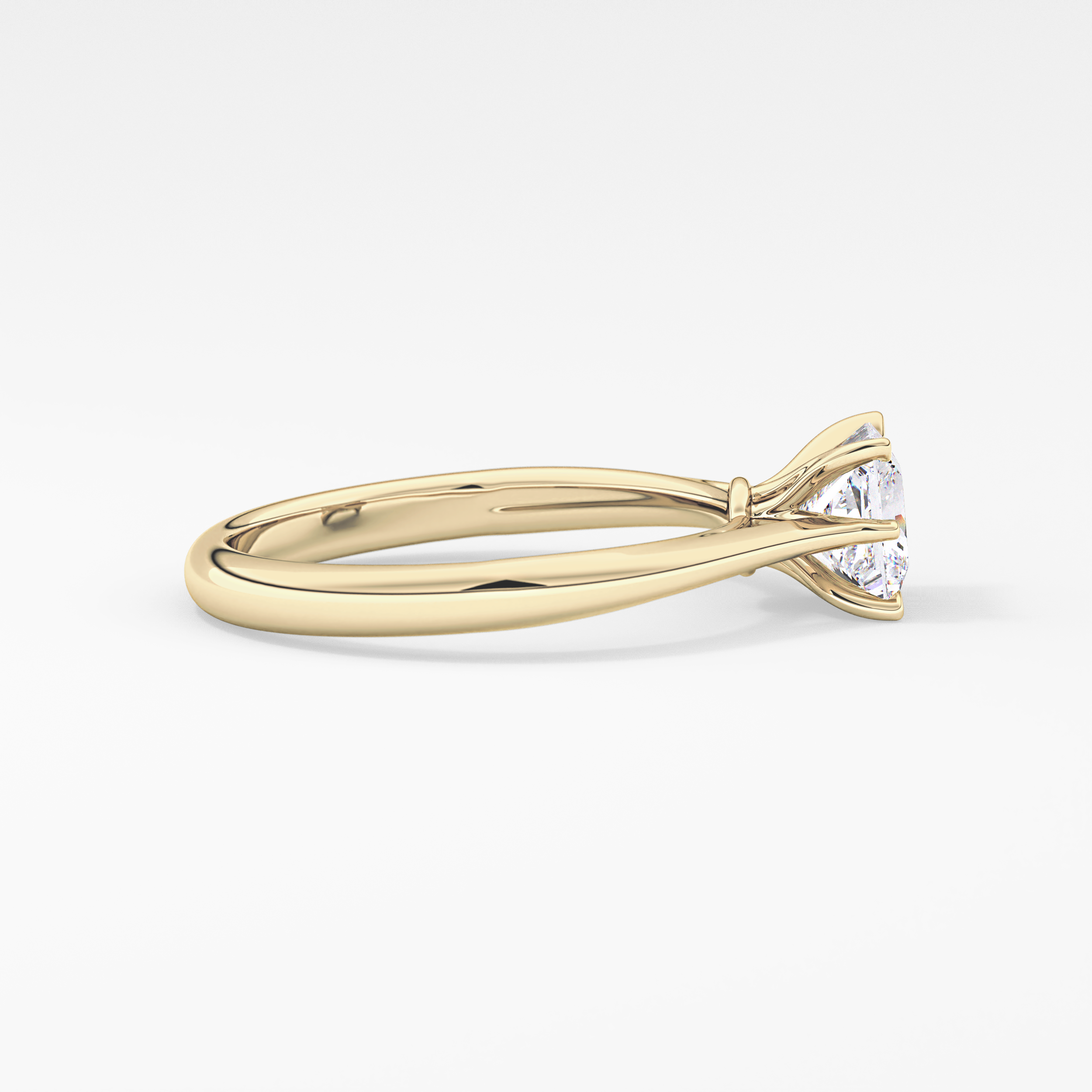Princess Solitaire Lab Grown Diamond Engagement Ring