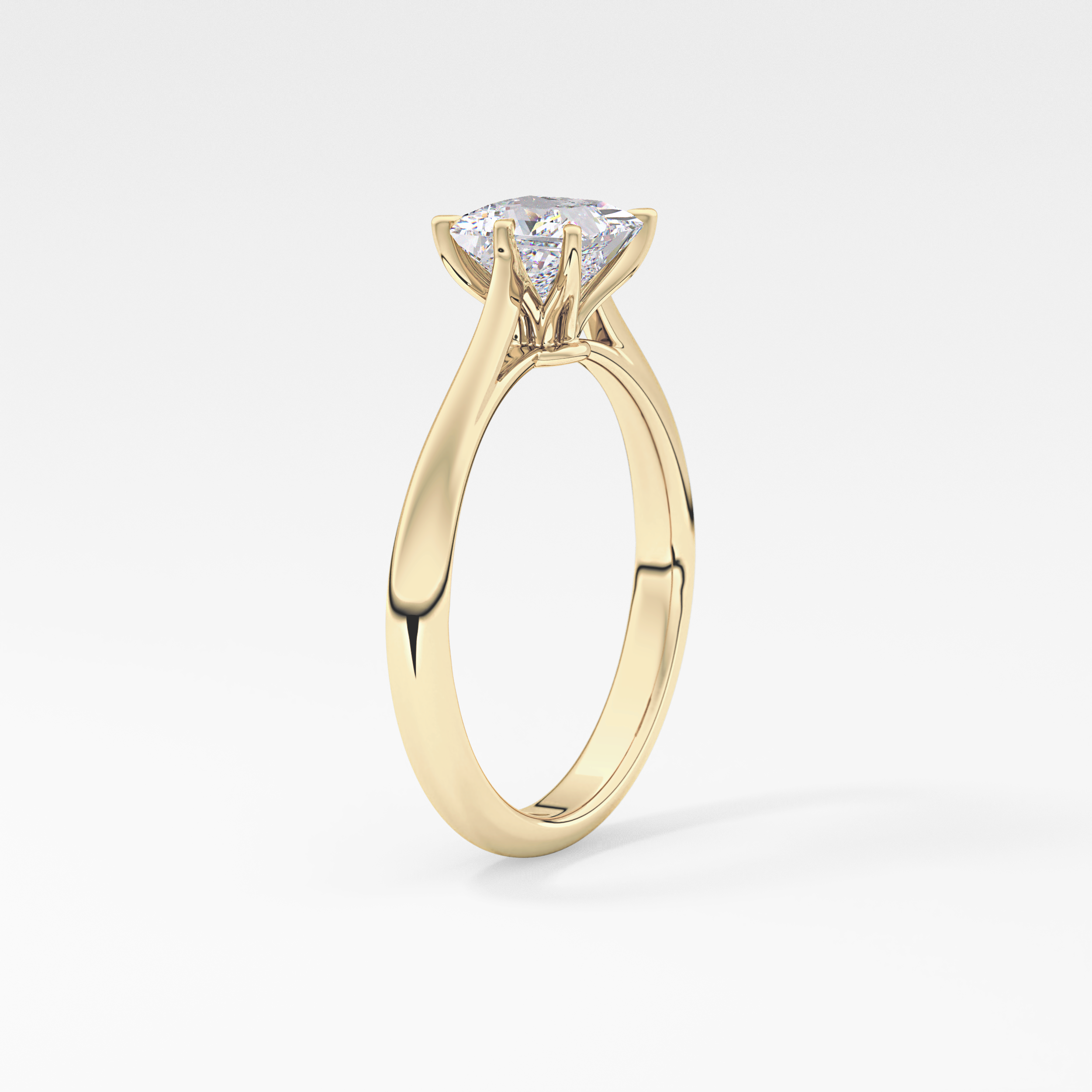 Princess Solitaire Lab Grown Diamond Engagement Ring