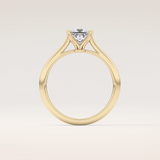 1.04 CT Princess Shaped Solitaire Moissanite Engagement Ring