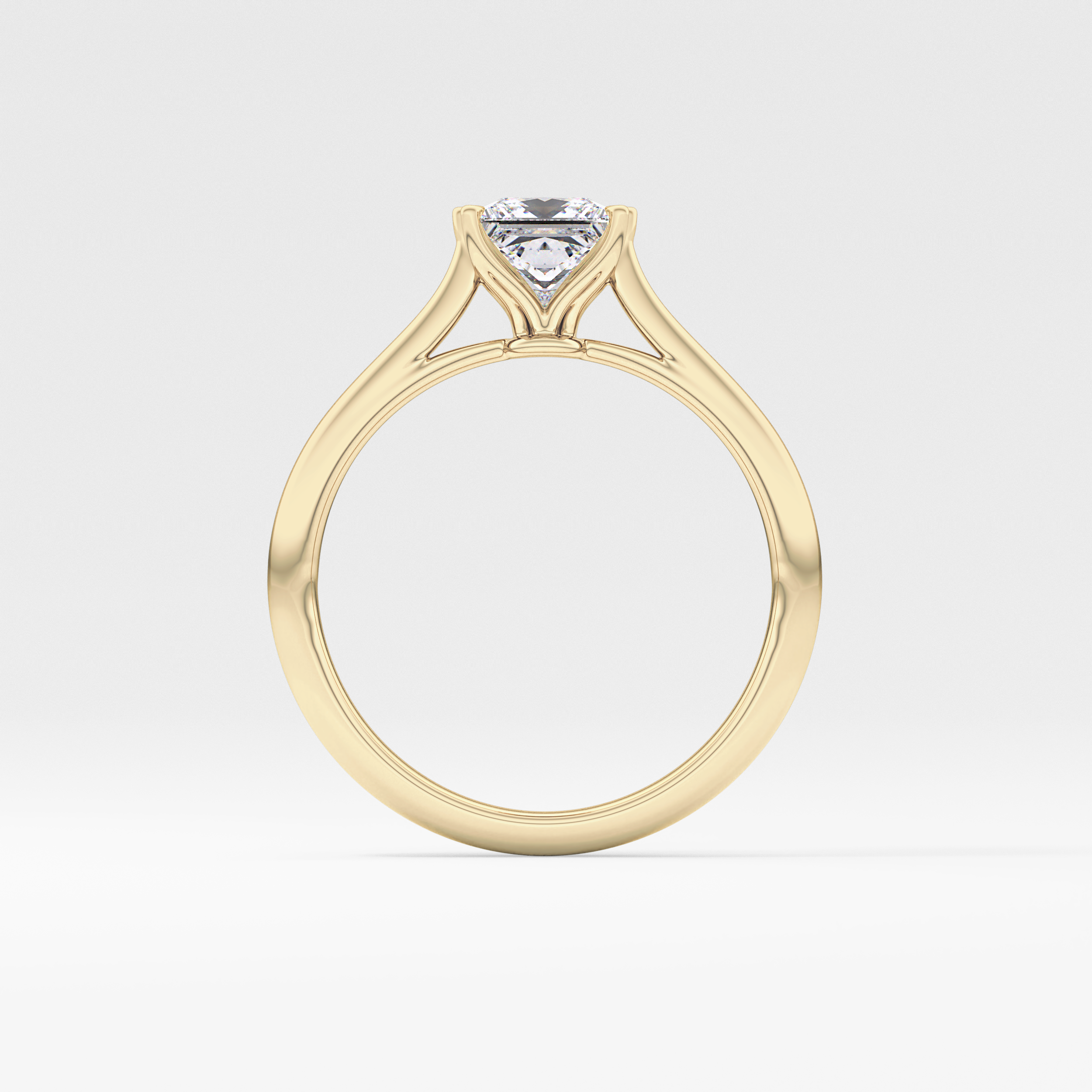 Princess Solitaire Lab Grown Diamond Engagement Ring