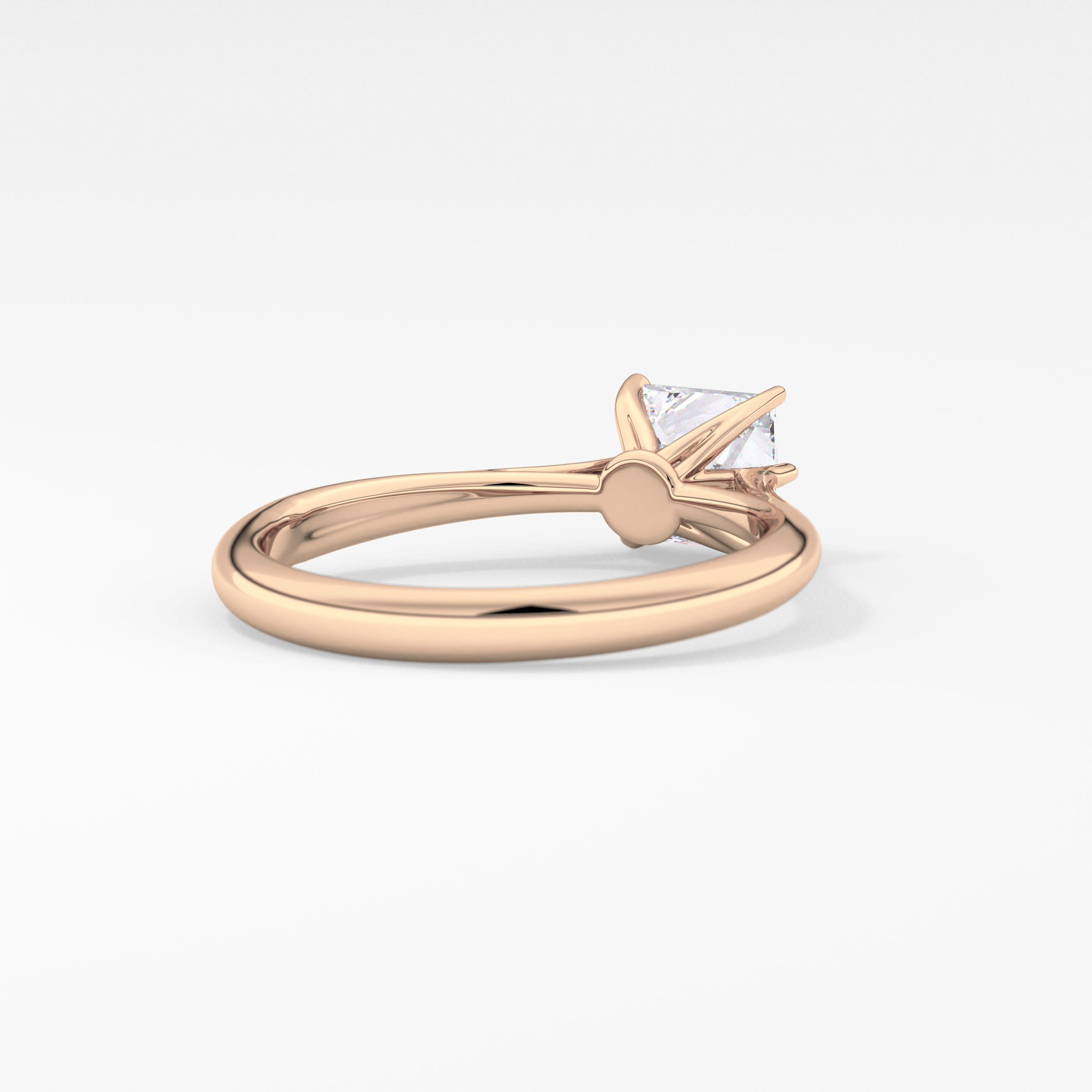 Princess Solitaire Lab Grown Diamond Engagement Ring