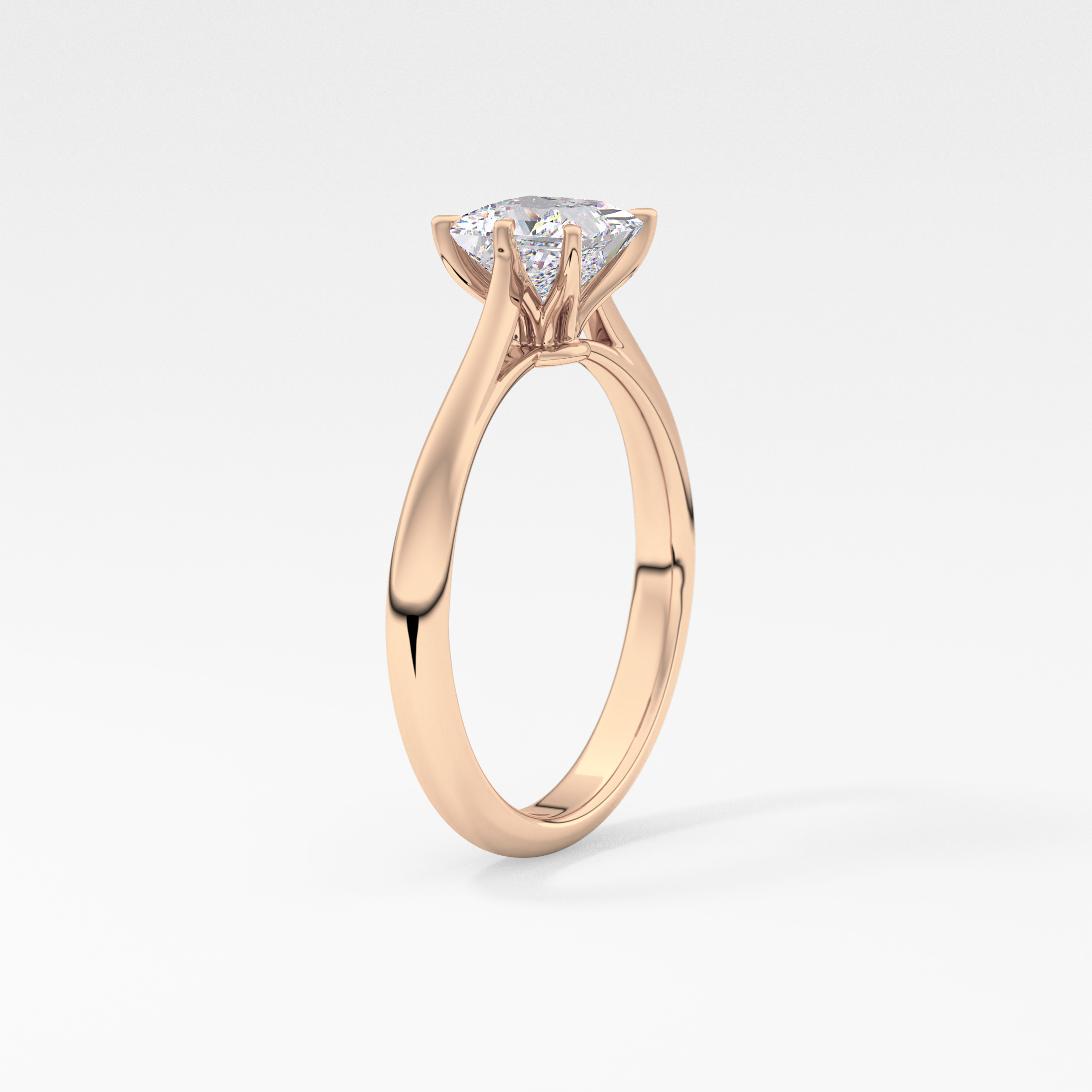 Princess Solitaire Lab Grown Diamond Engagement Ring