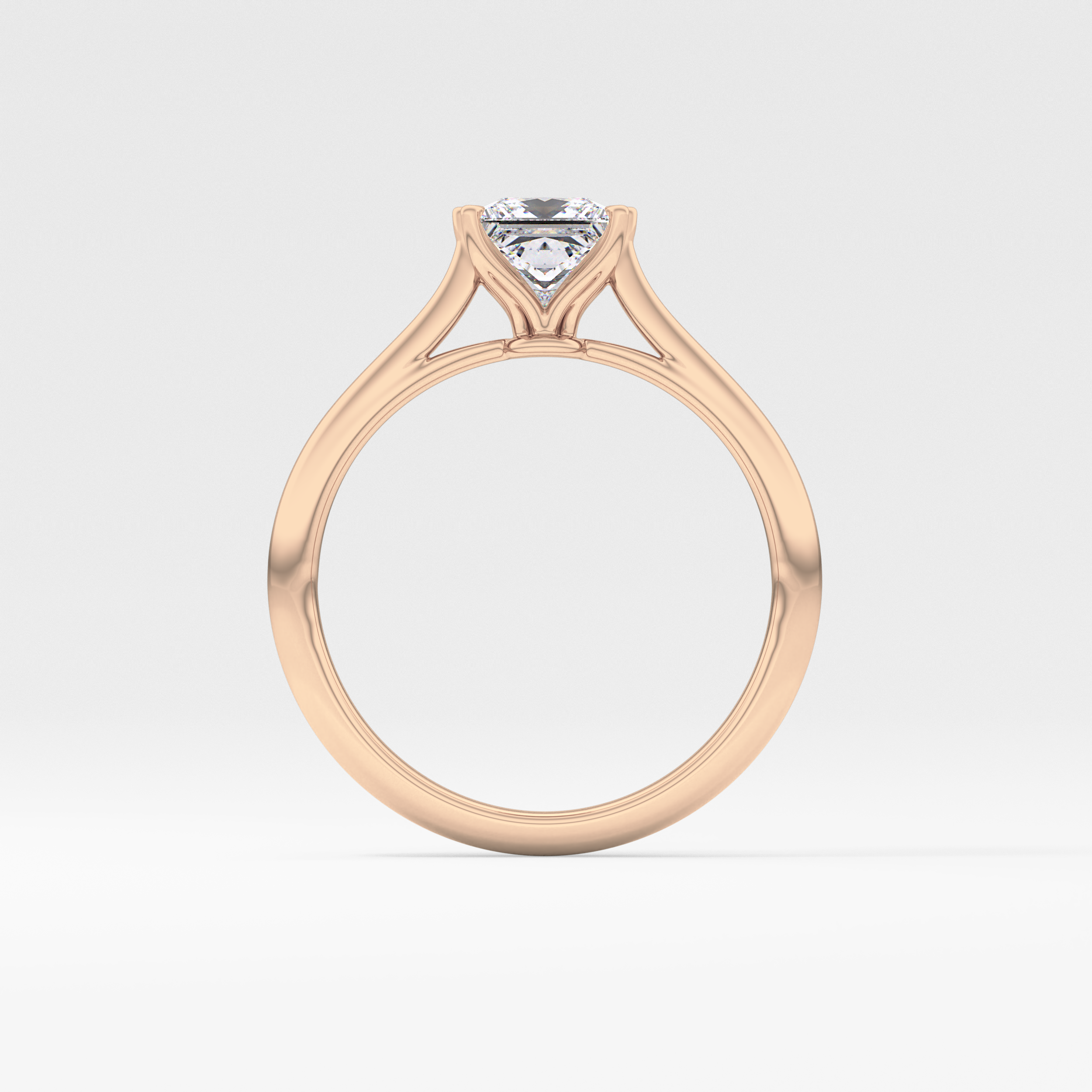 Princess Solitaire Lab Grown Diamond Engagement Ring