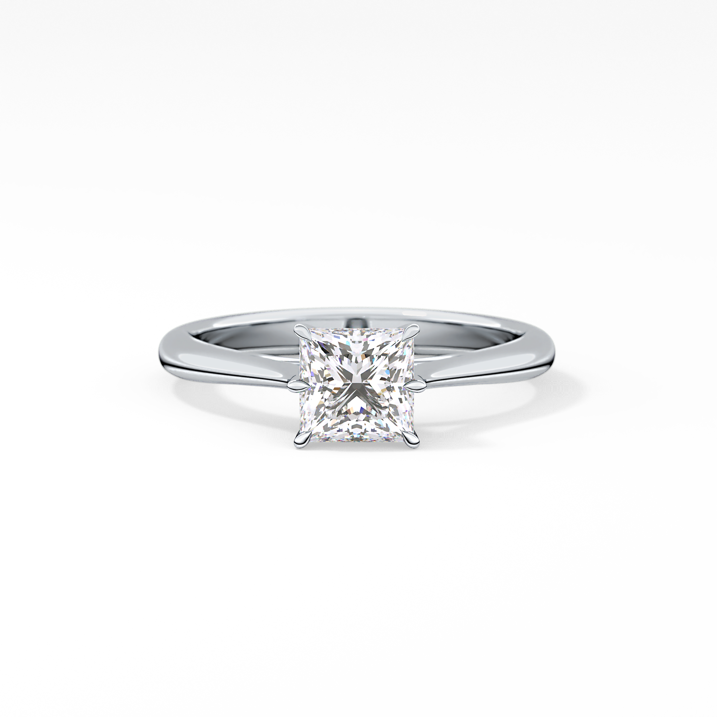 Princess Solitaire Lab Grown Diamond Engagement Ring